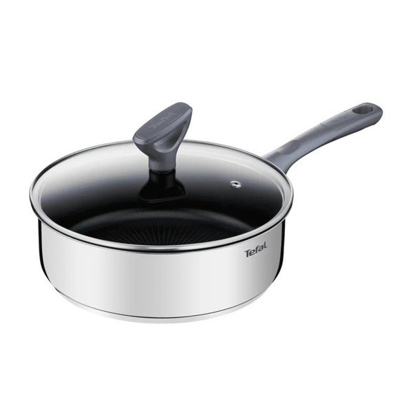 Patelnia z pokrywką ze stali nierdzewnej ø 24 cm Daily Cook – Tefal