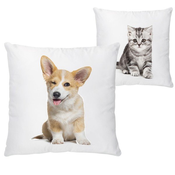 Poduszka dziecięca z satyny bawełnianej 45x45 cm The Cutest Ones – Butter Kings