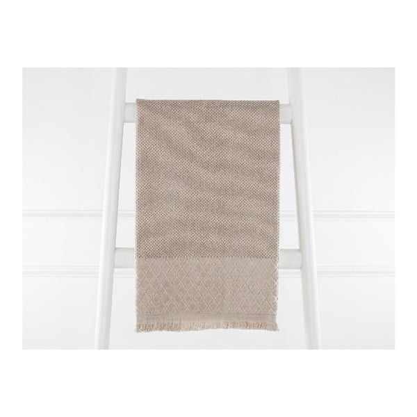 Beżowy ręcznik bawełniany Madame Coco Simple, 50x80 cm
