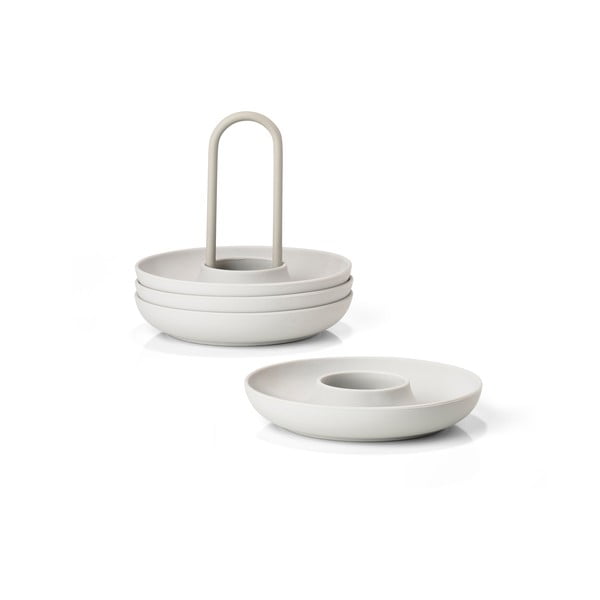 Metalowe kieliszki na jajka zestaw 4 szt. Singles – Zone-image-2