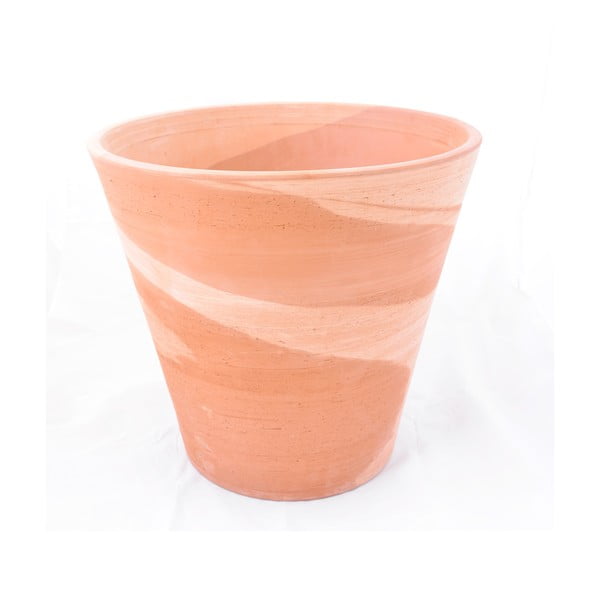 Doniczka ceramiczna Conico 43 cm, kremowa