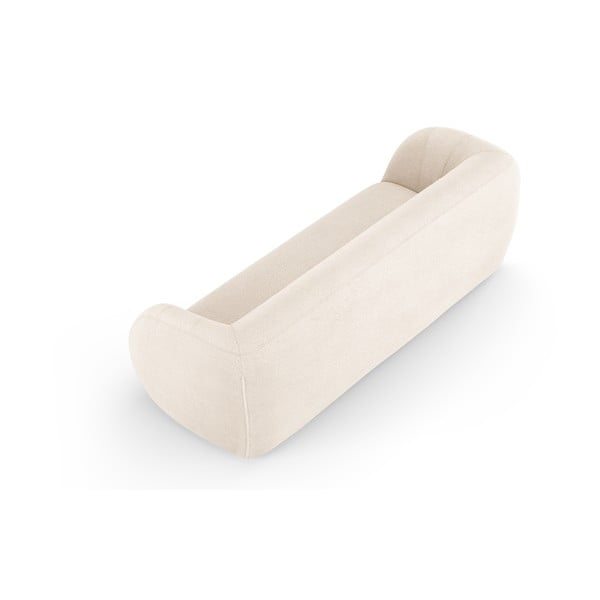 Kremowa sofa z materiału bouclé 230 cm Essen – Cosmopolitan Design-image-3