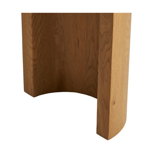 Konsola w dekorze dębu w naturalnym kolorze 38x114 cm Bibione – House Nordic-image-3