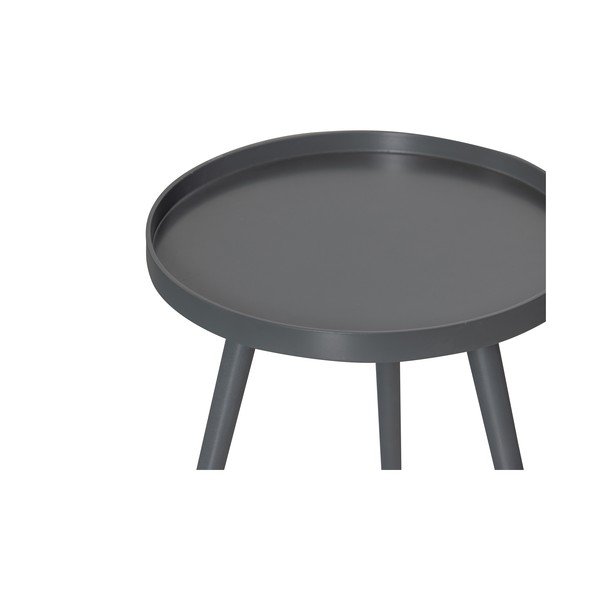 Ciemnoszary stolik WOOOD Sasha, ø 41 cm-image-3