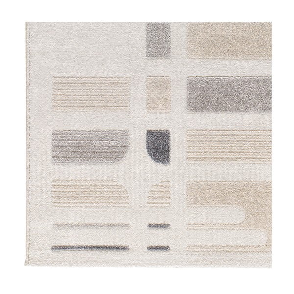 Jasnoszaro-kremowy dywan 80x150 cm Flora – Universal-image-3