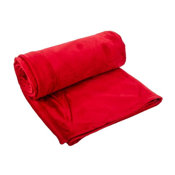 Pled Supersoft Red, 130x170 cm