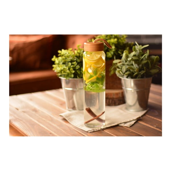 Butelka szklana z bambusowym zamknięciem Bambum Diem, 500 ml-image-2