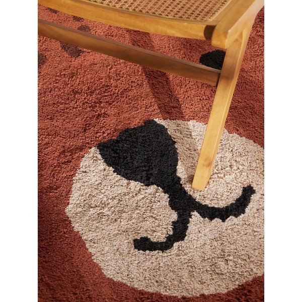 Brązowy bawełniany dywan dziecięcy odpowiedni do prania/tkany ręcznie 120x149 cm Snuggle Berry – Hanse Home-image-2