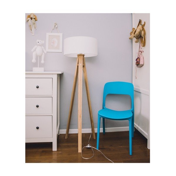 Biała lampa stojąca Ragaba-image-1