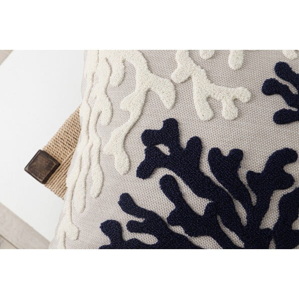 Lniana poduszka dekoracyjna 43x43 cm Mercan – Mioli Decor-image-3