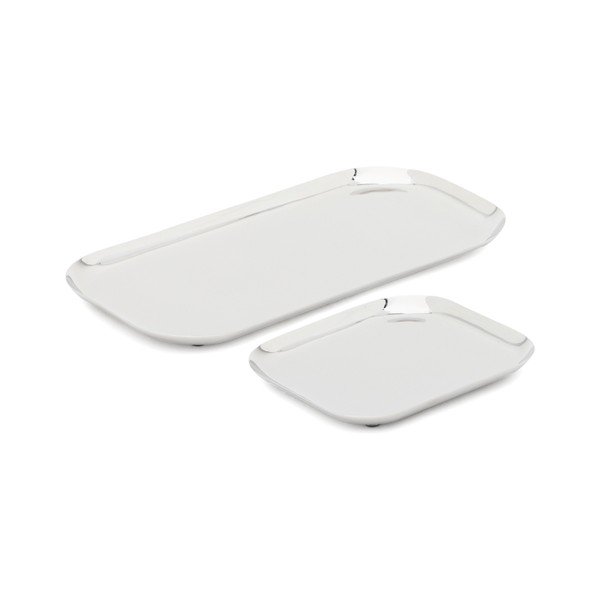 Tace do serwowania ze stali nierdzewnej zestaw 2 szt. 15x29 cm Nirela – Kave Home