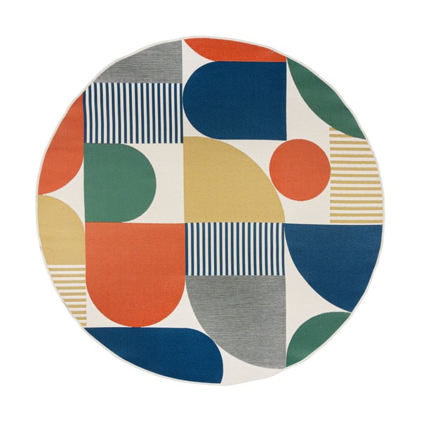 Okrągły dywan odpowiedni na zewnątrz ø 160 cm Geo – Flair Rugs
