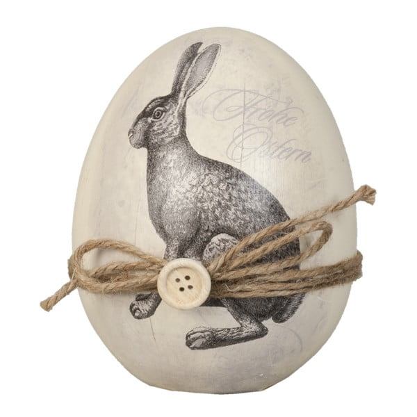 Jajko dekoracyjne z zającem Clayre & Eef Bunny