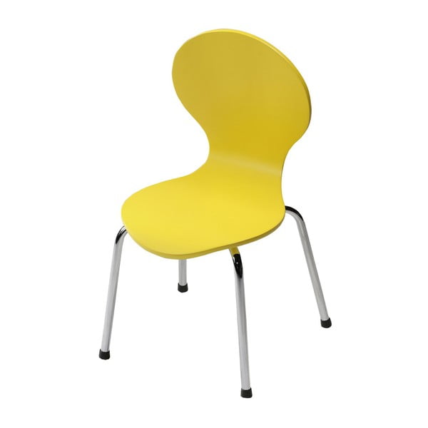 Żółte krzesło dziecięce DAN-FORM Denmark Child