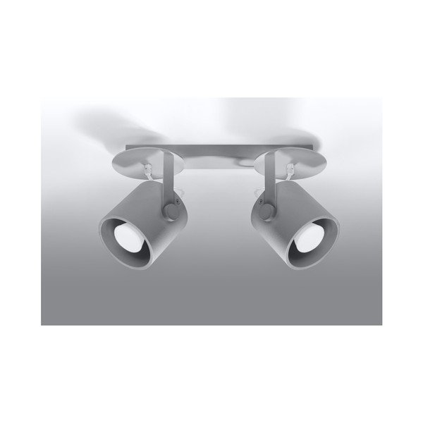 Szara lampa sufitowa Sollux Lea 2-image-1