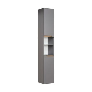 Szara wysoka szafka łazienkowa 30x186 cm Set 357 – Pelipal
