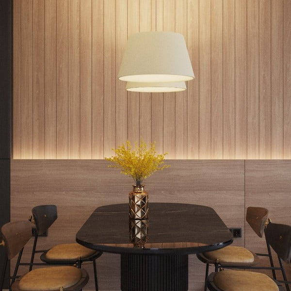 Biała lampa wisząca ø 45 cm Zafina – Sollux-image-4