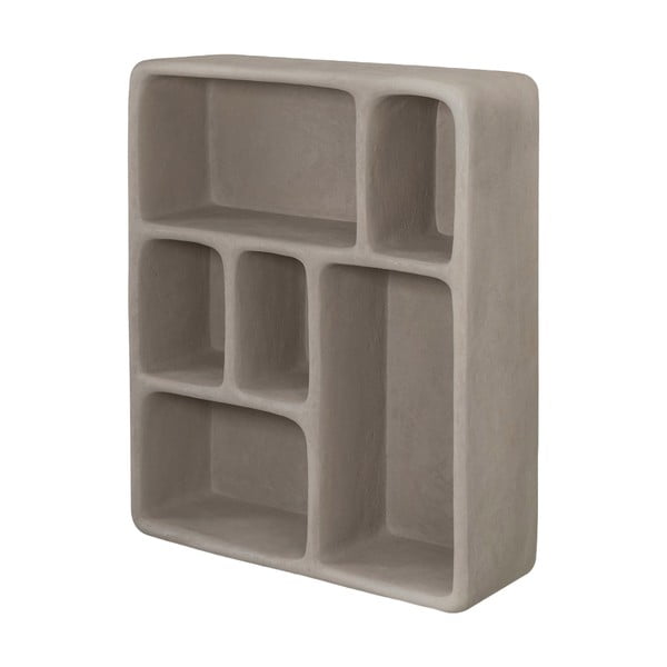 Jasnoszara piętrowa półka w dekorze kamienia Art Studio – Mette Ditmer Denmark