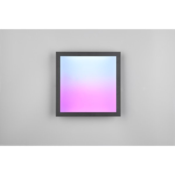 Czarna lampa sufitowa LED 29.5x29.5 cm Beta – Reality-image-2