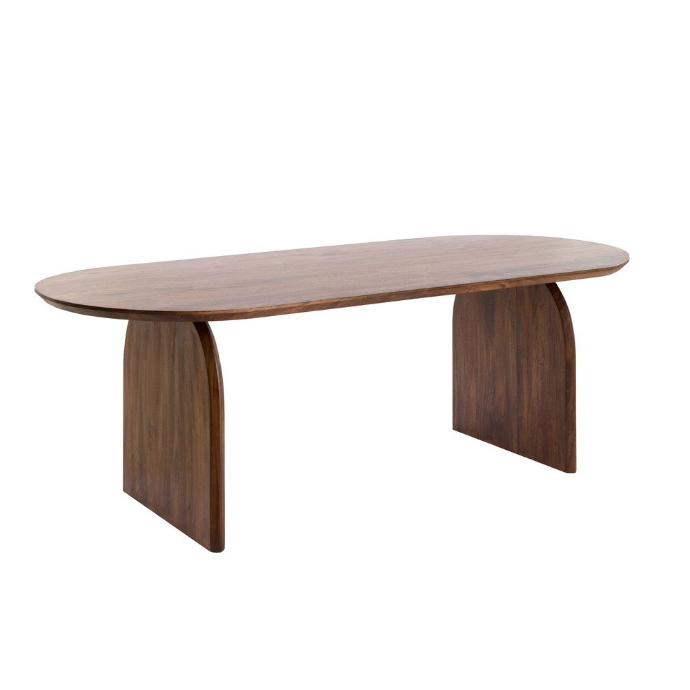 Stół z litego drewna akacjowego 100x220 cm Indore – Light & Living