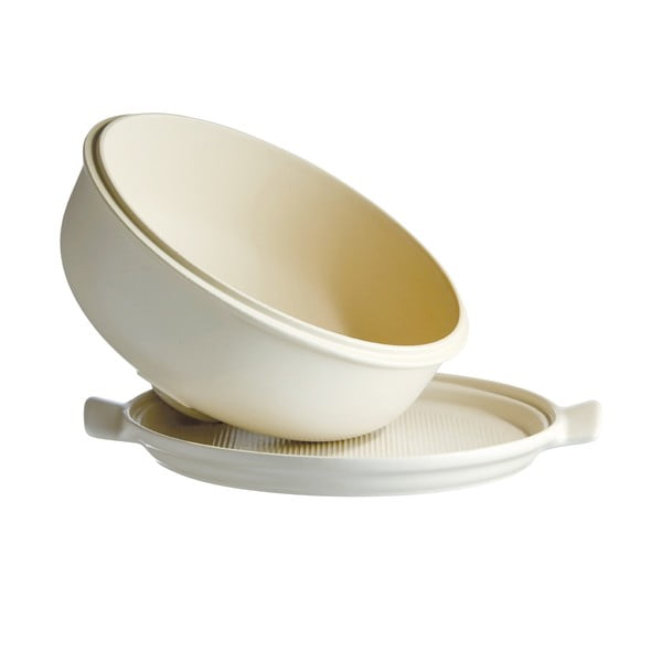 Okrągła forma na chleb w kolorze kości słoniowej Emile Henry, ⌀ 34 cm-image-1