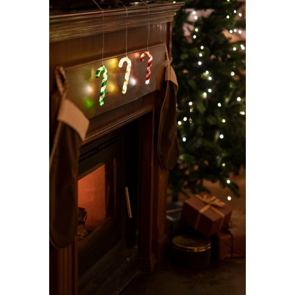 Czerwona wisząca świąteczna dekoracja świetlna ø 1,5 cm Hannah – Sirius-image-2