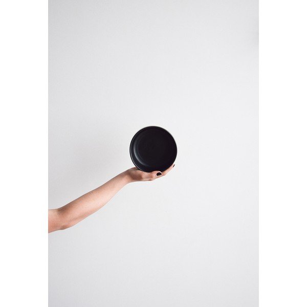 Czarna kamionkowa miska ÅOOMI Luna, ø 15 cm-image-3