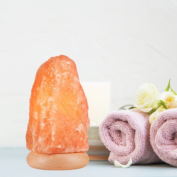 Pomarańczowa lampa solna, wys. 23 cm Sally – LAMKUR-image-1