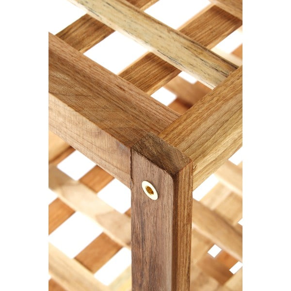 Szafka na buty z litego drewna orzechowego w naturalnym kolorze – Premier Housewares-image-1