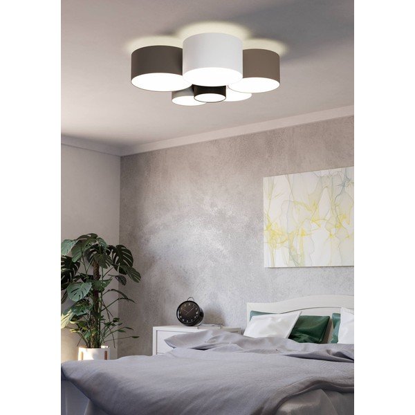 Szaro-brązowa lampa sufitowa PASTORE – EGLO-image-1