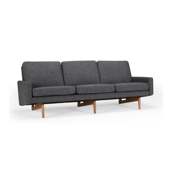 Antracytowa sofa 3-osobowa Kragelund Egsmark