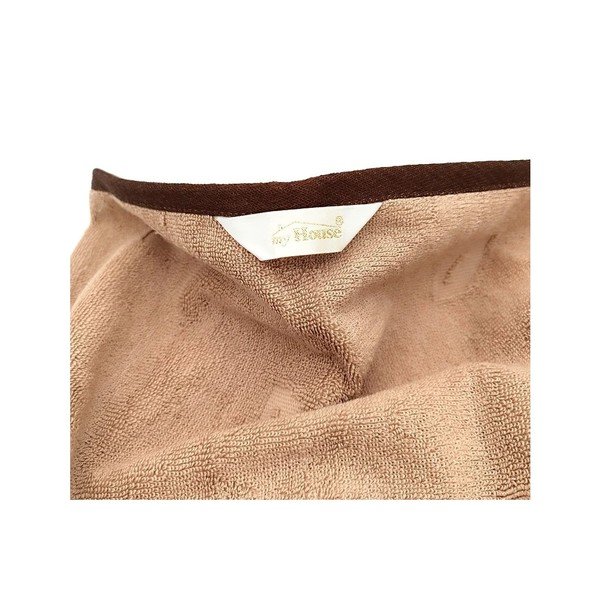 Brązowy bawełniany ręcznik kąpielowy 70x140 cm Skyline – JAHU collections-image-2