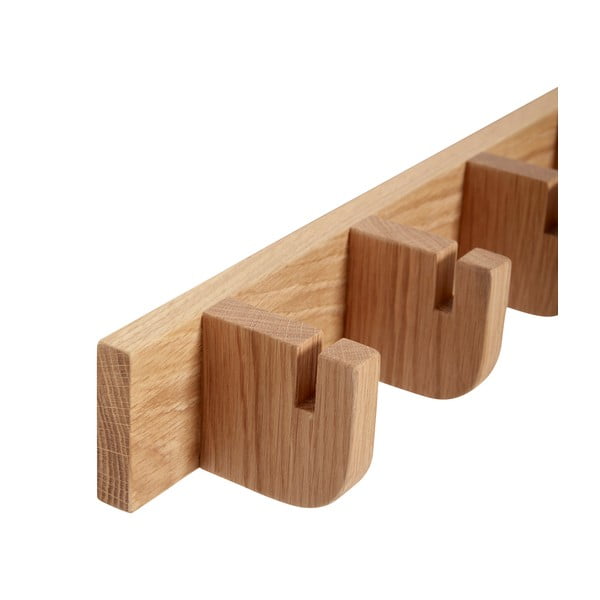 Wieszak ścienny z litego drewna dębowego Nomad – Hübsch-image-3