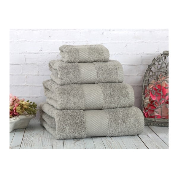 Szary ręcznik Irya Home Coresoft, 70x130 cm