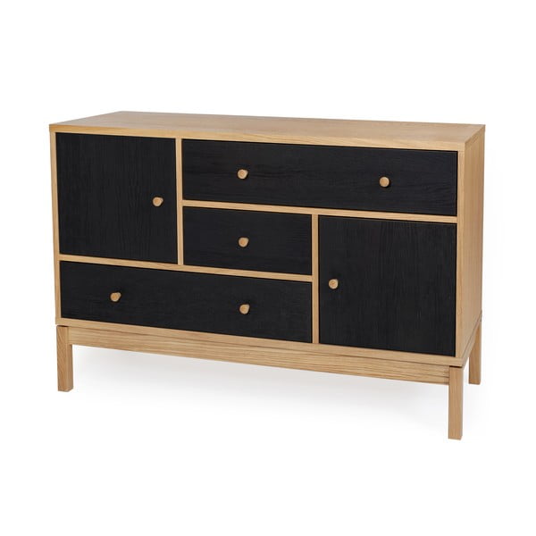 Czarno-brązowa komoda Woodman AbbeyWood-image-2