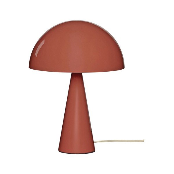 Czerwona lampa stołowa (wysokość 34 cm) Mush – Hübsch