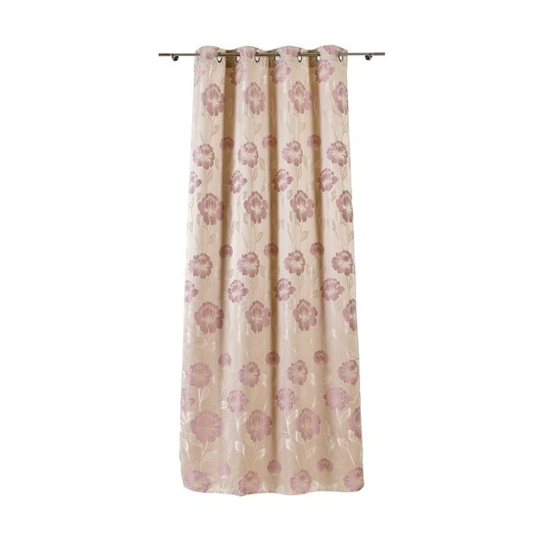 Beżowa zasłona 140x245 cm Izolde – Mendola Fabrics-image-2