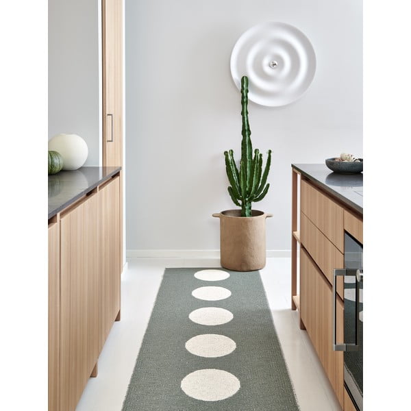 Zielony chodnik odpowiedni na zewnątrz 70x300 cm Vera Army – Pappelina-image-1