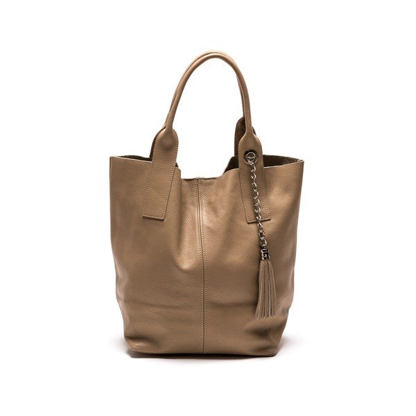 Skórzana torebka Anna Luchini 187 Fango