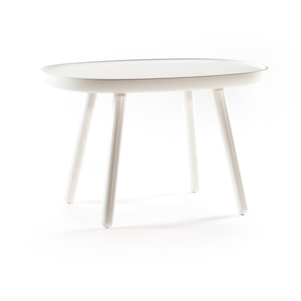 Biały stolik z litego drewna EMKO Naïve, 61 x 41 cm