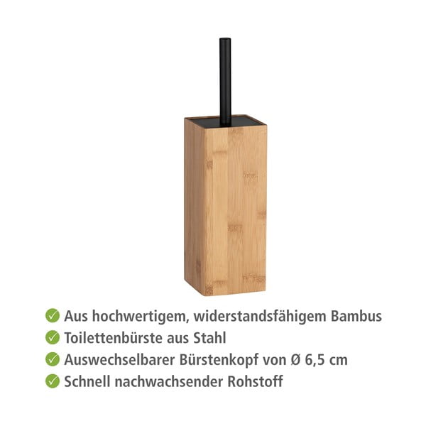 Bambusowy zestaw akcesoriów łazienkowych Padua – Wenko-image-4