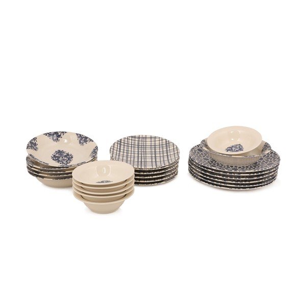 24-częściowy zestaw porcelanowych naczyń Kütahya Porselen Ora-image-2