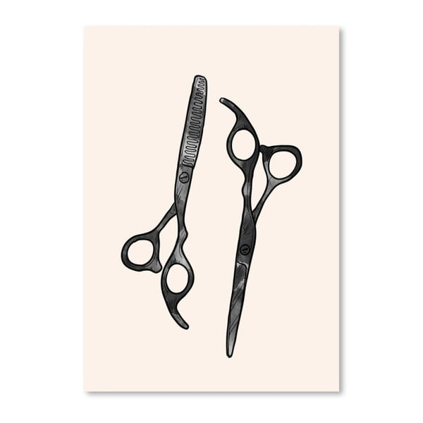 Plakat Americanflat Scissors, 30x42 cm