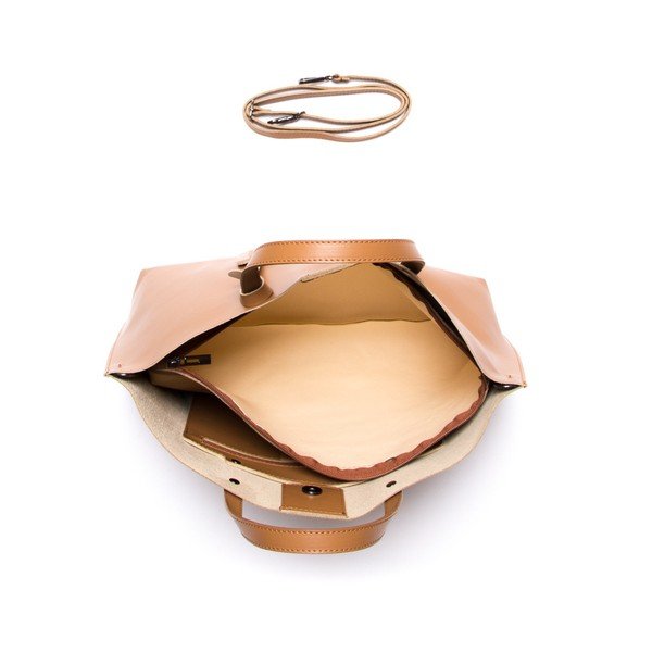 Skórzana torebka Luisa Vannini 3034 Cognac-image-3