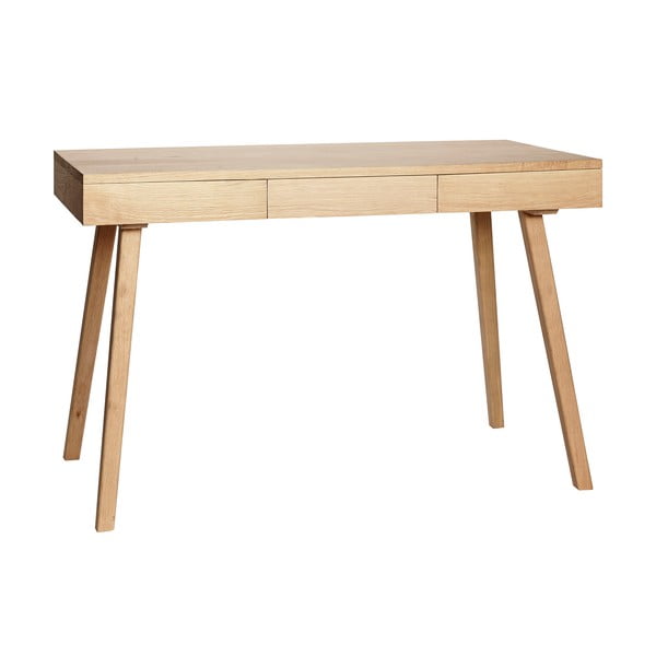 Biurko w dekorze dębu 57x120 cm Tripple – Hübsch