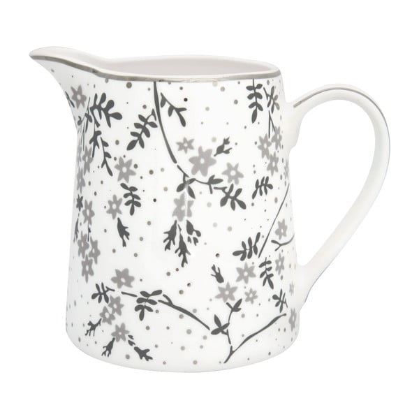 Biało-szary porcelanowy dzbanek Green Gate Amira, obj. 0,5 l
