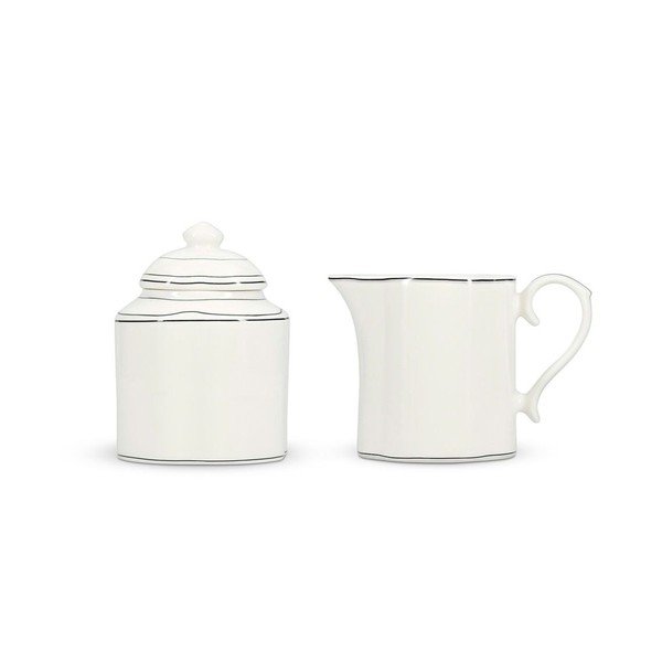 Zestaw cukiernicy i mlecznika new bone china Odette – S|P Collection