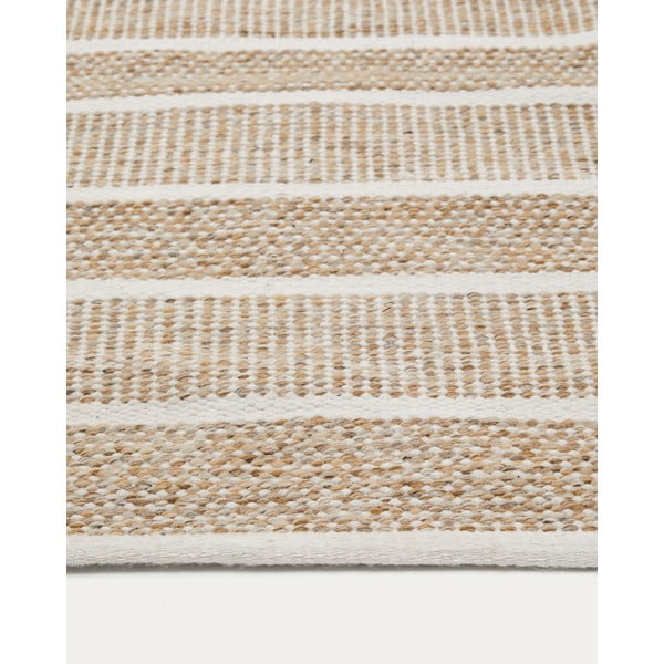 Beżowy dywan odpowiedni na zewnątrz z włókien z recyklingu 200x300 cm Desni – Kave Home-image-3