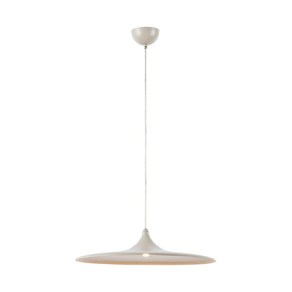 Beżowa metalowa lampa wisząca LED ze ściemniaczem ø57x13 cm Beam – Markslöjd