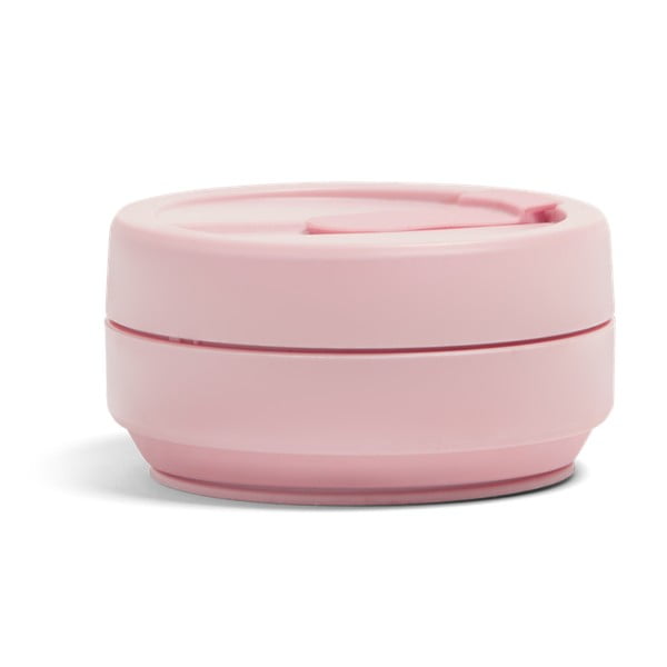 Różowy składany kubek podróżny Stojo Pocket Cup Carnation, 355 ml-image-1
